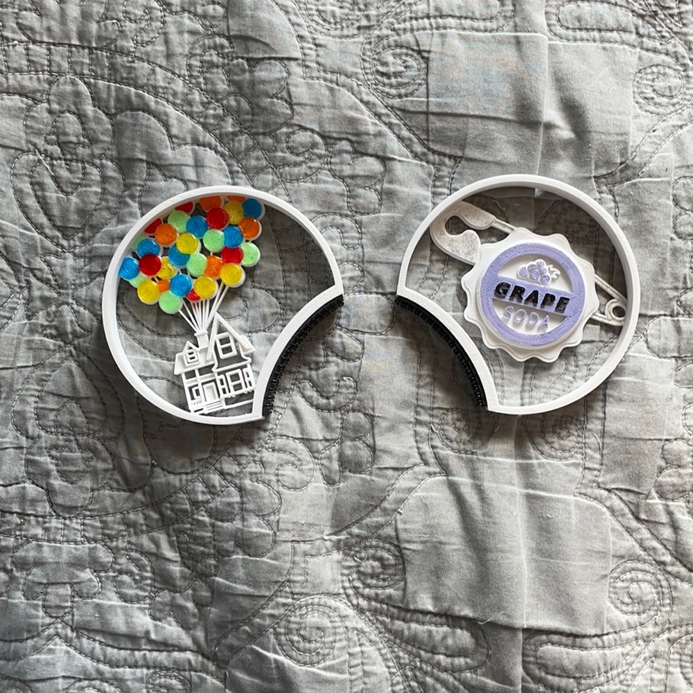 Interchangeable 3D Printed Ears Up set